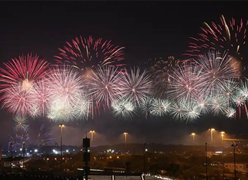 宁河区焰火晚会